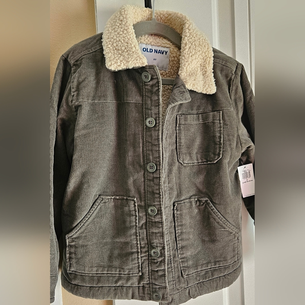 Old Navy Gray Corduroy Jacket
